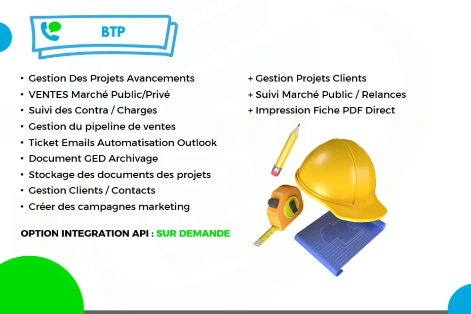 Logiciels de CRM pour le secteur BTP CRMSBIR