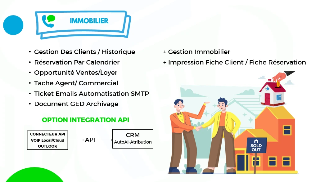 Logiciels de CRM pour le secteur IMMOBILIER CRMSBIR